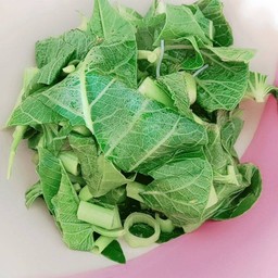 ผักบุ้งลวก