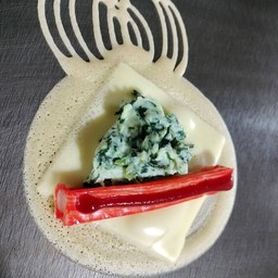 ผักโขม+ปูอัด+ชีส