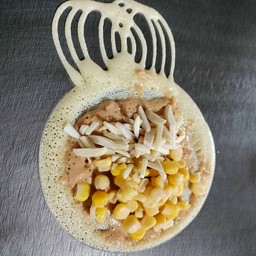 เนยถั่ว+อัลมอนด์+ข้าวโพด