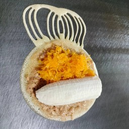 เนยถั่ว+กล้วยหอม+ฝอยทอง