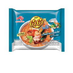 มาม่าหม้อไฟ หมูแดงหมูสับ ลูกชิ้น