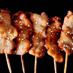 หมูทอดเสียบไม้5ไม้