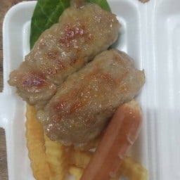 สเต็กหมูปิ้งนมสดซอสแจ่วลดราคา90เหลือ85