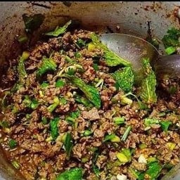 ลาบเนื้อสุก