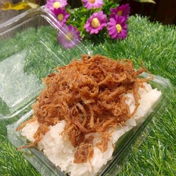 ข้าวเหนียวหมูฝอย