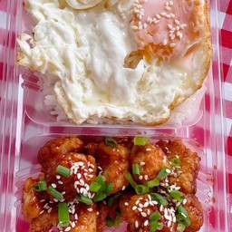ข้าวไก่ซอสเกาหลี