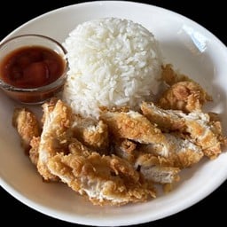 ข้าวไก่ทอกกรอบ