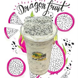 เเก้วมังกรนมสดปั่น