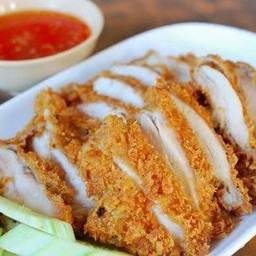ไก่ทอด สับ (จานใหญ่)