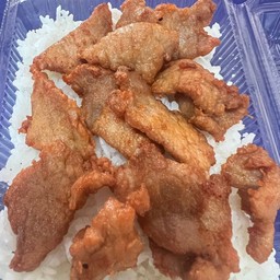 ข้าวหมูทอด