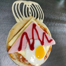 พิซซ่า+ชีส+แฮม+ไข่