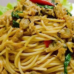 สปาเก็ตตี้ขี้เมาหอยลาย
