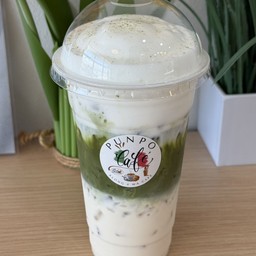 มัทฉะลาเต้พรีเมี่ยม ( ใหญ่ 22 oz. ) Premium Matcha Latte