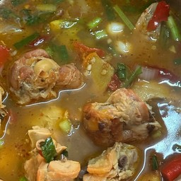 ต้มยำไก่ย่าง