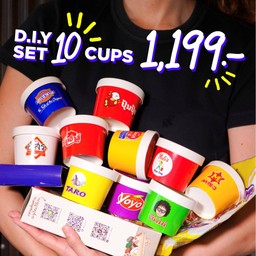 Grocery 2025 DIY Set 10 ถ้วย (เลือกรสชาติได้) (Cup 85g)