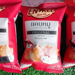 แคปหมูกรอบอร่อยทานคู่กับส้มตำอร่อยมาก