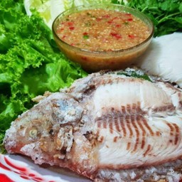 ปลานิลเมี่ยงปลาเผา