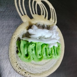 คัสตาร์ดใบเตย+มะพร้าวอ่อน