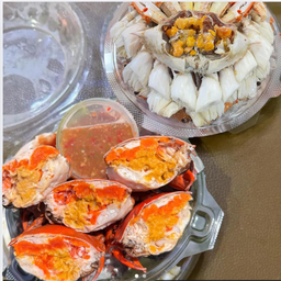 ปูไข่ + ปูม้า500G (ลดราคา) Free pepsi