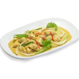 เนื้อปูผัดผงกะหรี่