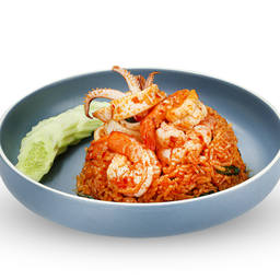 ข้าวผัดพริกเผาทะเล