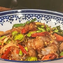 ตำซั่วกุ้งสด