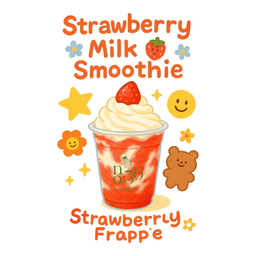 Strawberry Milk Smoothie