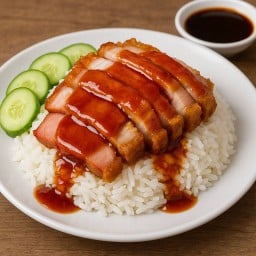 ข้าวหมูกรอบ