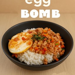 Egg boom with rice(ข้าวไข่ระเบิด)