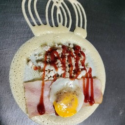 เบคอน+ไก่สับโซยุ+ไข่