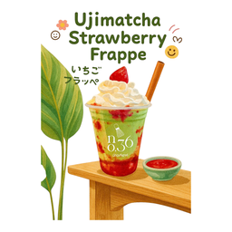 UJIMATCHA Strawberry Frappe
