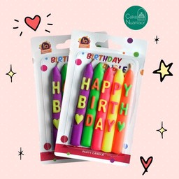 เทียน HBD 5 แถว