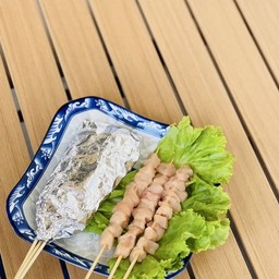 烤鸡肉เนื้อไก่ย่าง