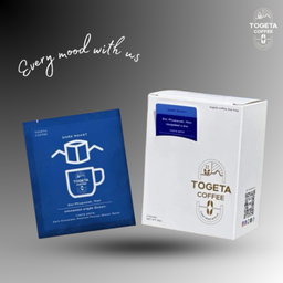 กล่อง TOGETA กาแฟดริป อาราบิก้า 100% คั่วเข้ม ไร่ของคุณชาญชัย มั่นเหมาะ (1 กล่อง)