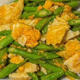 ถั่วฝักยาวผัดไข่