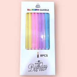 เทียนแท่งยาวเรนโบว์