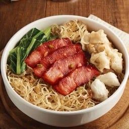 (D)-บะหมี่หมูย่างเกี๊ยวกุ้ง