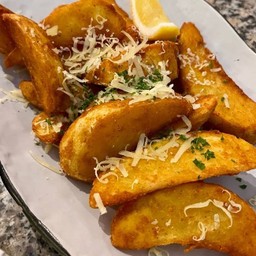 Homemade wedges fries