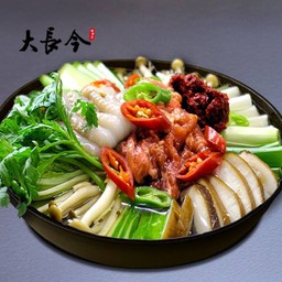 หม้อไฟหมึกกับเนื้อย่างเกาหลี ㅣ 불고기낙지전골