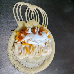 คัสตาร์ดครีม+ฝอยทอง+มะพร้าวอ่อน