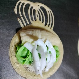 คัสตาร์ใบเตย+กล้วยหอม+มะพร้าวอ่อน