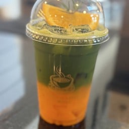 มัทฉะส้มเย็น