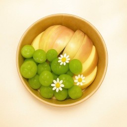 แอปเปิ้ล+องุ่นไชมัสคัส