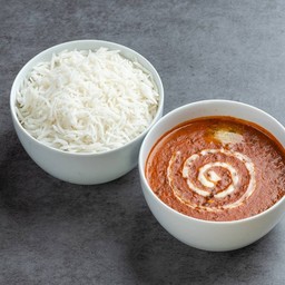 DAL MAKHANI WITH STEAMED RICE