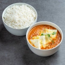 PANEER TIKKA MASALA WITH STEAMED RICE