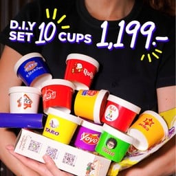 Grocery 2025 DIY Set 10 ถ้วย (เลือกรสชาติได้) (Cup 85g)