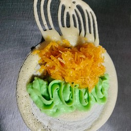 ตัสตาร์ดใบเตย+ฝอยทอง