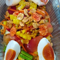 ตำข้าวโพดไข่เค็ม