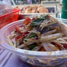 ตำปูปลาร้ากุ้งสด