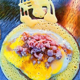 ไข่นก+ไก่สับ